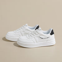 Men’s & Women’s Classic White Sneakers – Lightweight Casual Shoes for Daily Wear