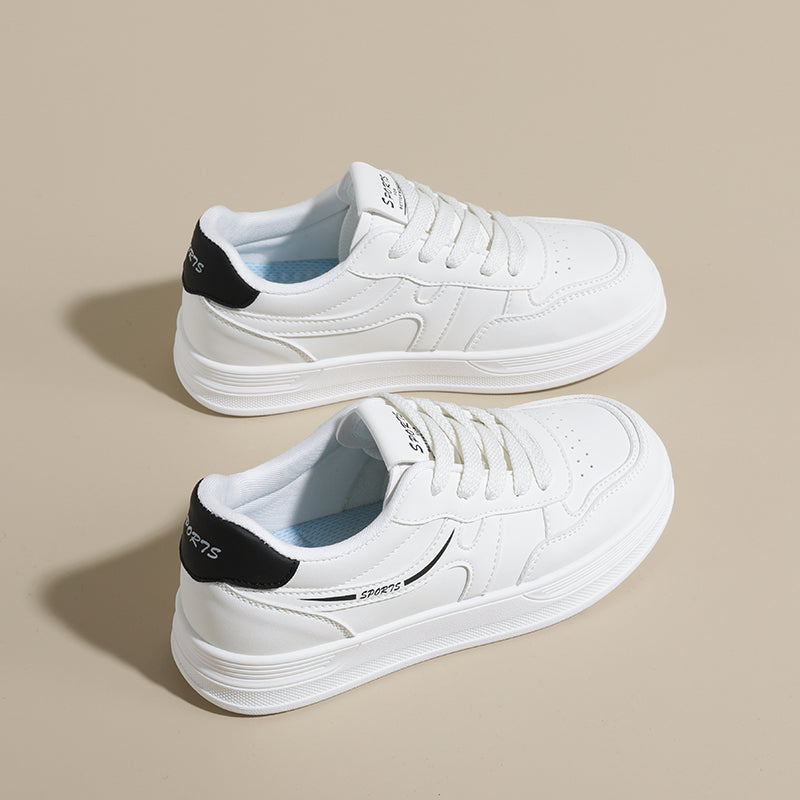 Men’s & Women’s Classic White Sneakers – Lightweight Casual Shoes for Daily Wear