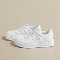 Men’s & Women’s Classic White Sneakers – Lightweight Casual Shoes for Daily Wear