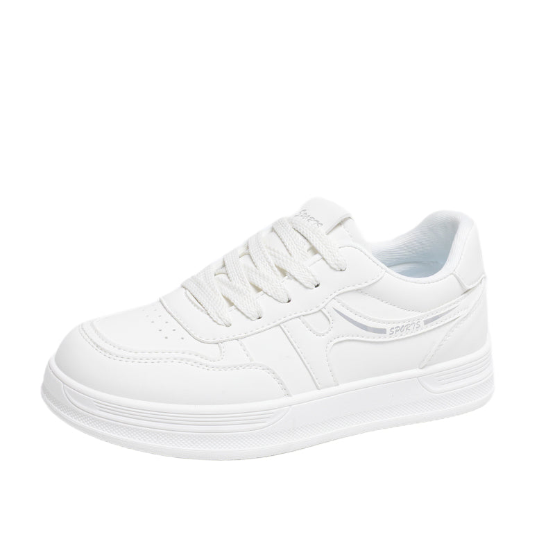 Men’s & Women’s Classic White Sneakers – Lightweight Casual Shoes for Daily Wear