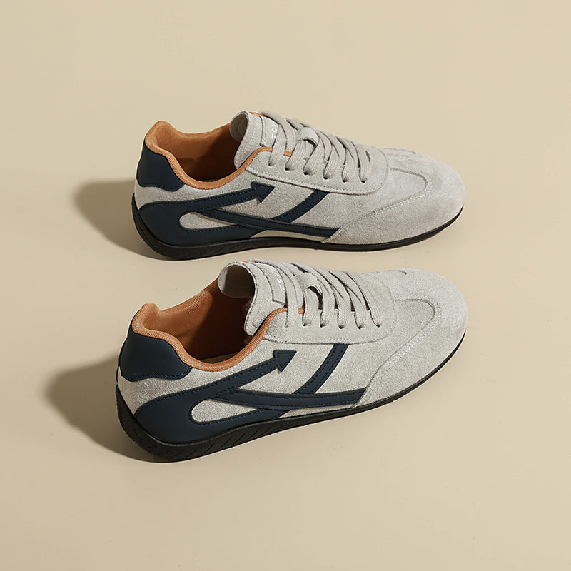 Men’s & Women’s Casual Suede Sneakers – Lightweight Retro Low-Top Shoes for Daily Walking & Travel