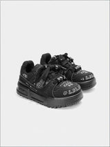 Kids Chunky Sneakers – Graffiti Style Casual Shoes for Boys & Girls