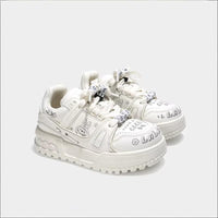 Kids Chunky Sneakers – Graffiti Style Casual Shoes for Boys & Girls
