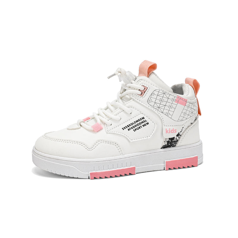 Teen Mid-Top Casual Sneakers – Lightweight Street Style Shoes for Daily Wear & School