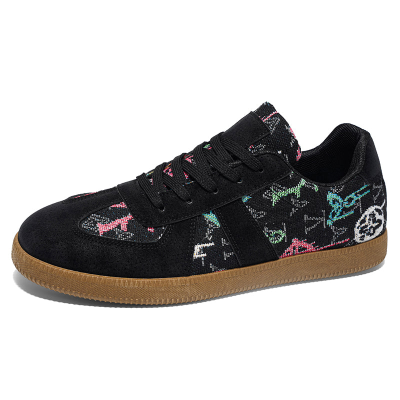 Men’s Retro Casual Sneakers – Lightweight Comfort Lace-Up Daily Walking Shoes