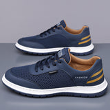 Men’s Breathable Mesh Casual Sneakers – Lightweight Comfort Shoes for Daily Wear