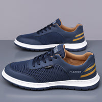 Men’s Breathable Mesh Casual Sneakers – Lightweight Comfort Shoes for Daily Wear
