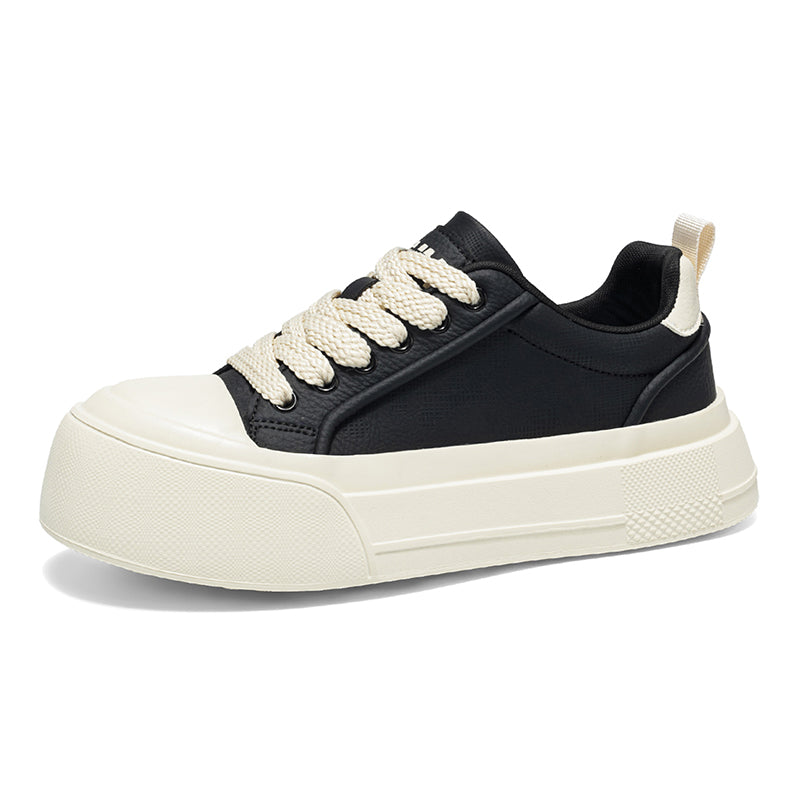 Women’s Chunky Platform Sneakers – Stylish Lace-Up Casual Shoes for Daily Wear