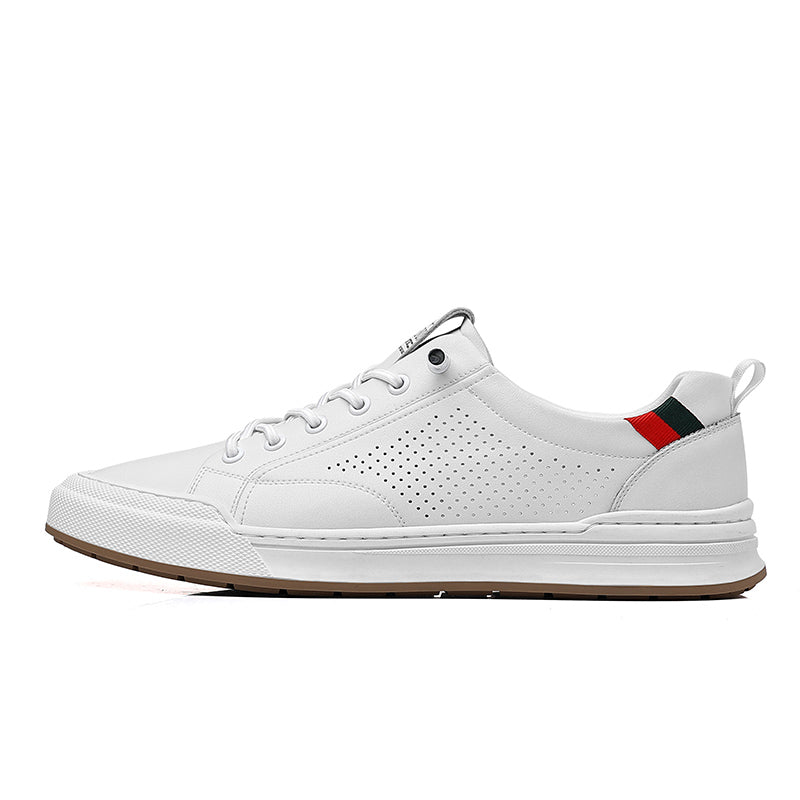 Men’s Casual Perforated Sneakers – Clean Everyday Comfort Shoes