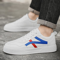 Minimalist White Low-Top Sneakers for Men & Women｜Lightweight Everyday Casual Shoes