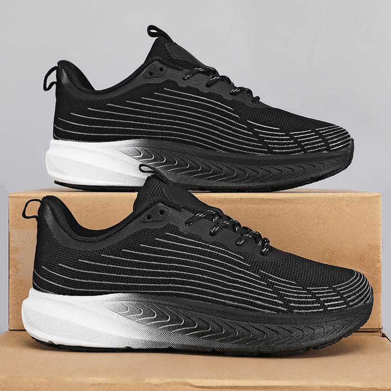 Men’s Slip-On Knit Sneakers – Breathable Lightweight Walking Shoes