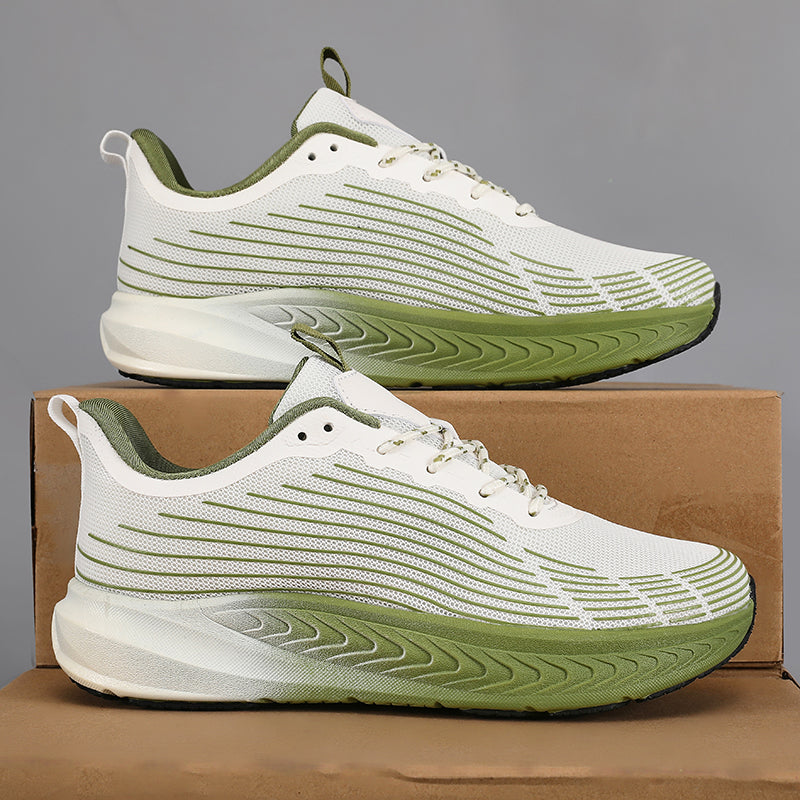 Men’s Slip-On Knit Sneakers – Breathable Lightweight Walking Shoes