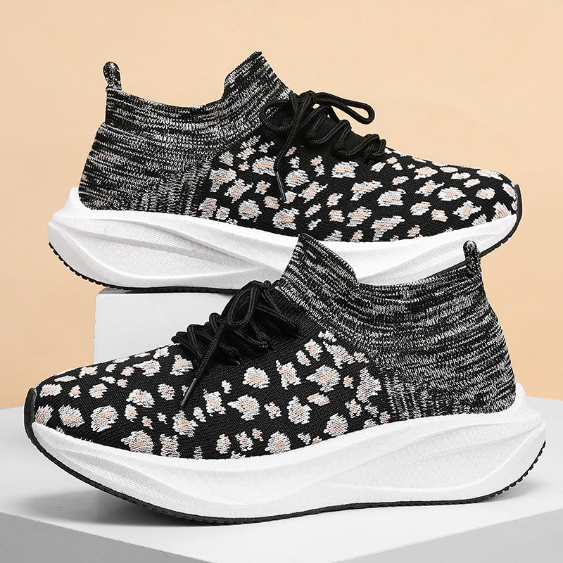 Lightweight Sock Sneakers – Comfortable Platform Walking Shoes   Slip-on comfort with a stylish platform design — perfect for everyday wear.