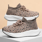 Lightweight Sock Sneakers – Comfortable Platform Walking Shoes   Slip-on comfort with a stylish platform design — perfect for everyday wear.