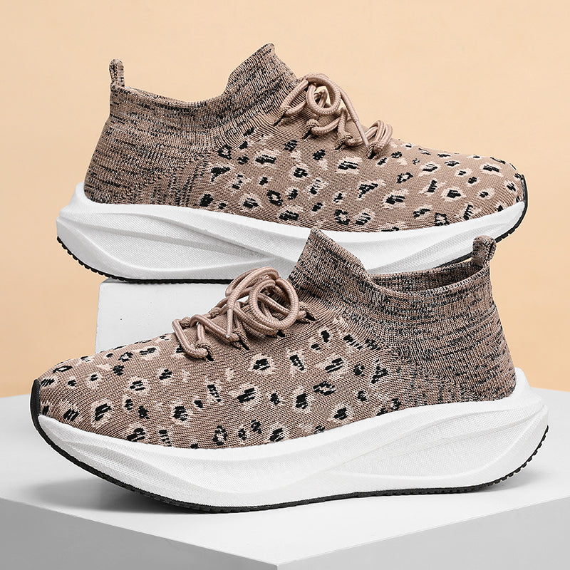 Lightweight Sock Sneakers – Comfortable Platform Walking Shoes   Slip-on comfort with a stylish platform design — perfect for everyday wear.