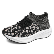 Lightweight Sock Sneakers – Comfortable Platform Walking Shoes   Slip-on comfort with a stylish platform design — perfect for everyday wear.