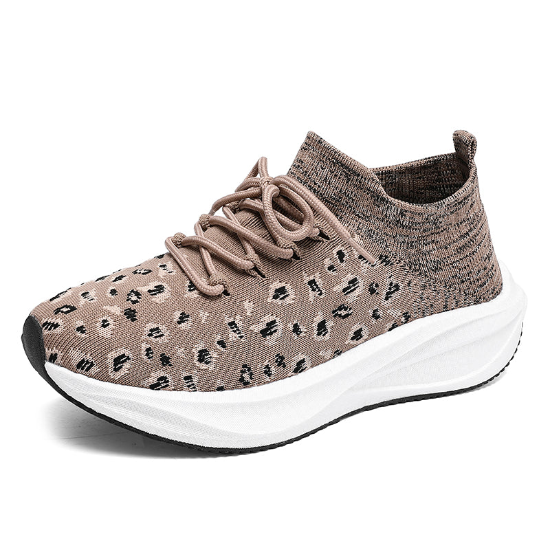 Lightweight Sock Sneakers – Comfortable Platform Walking Shoes   Slip-on comfort with a stylish platform design — perfect for everyday wear.