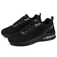 Lightweight Air Cushion Knit Sneakers for Men & Women – Breathable Walking & Casual Sports Shoes
