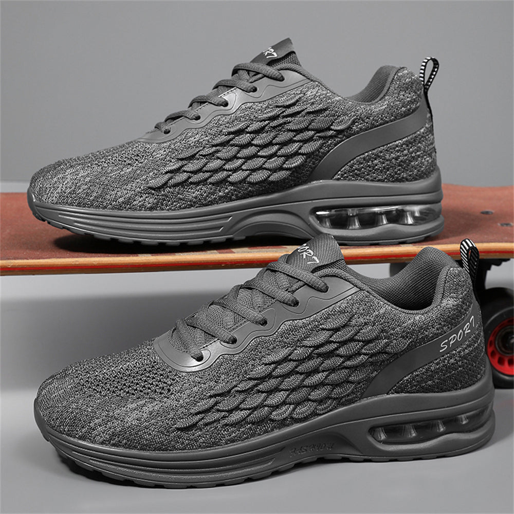 Lightweight Air Cushion Knit Sneakers for Men & Women – Breathable Walking & Casual Sports Shoes