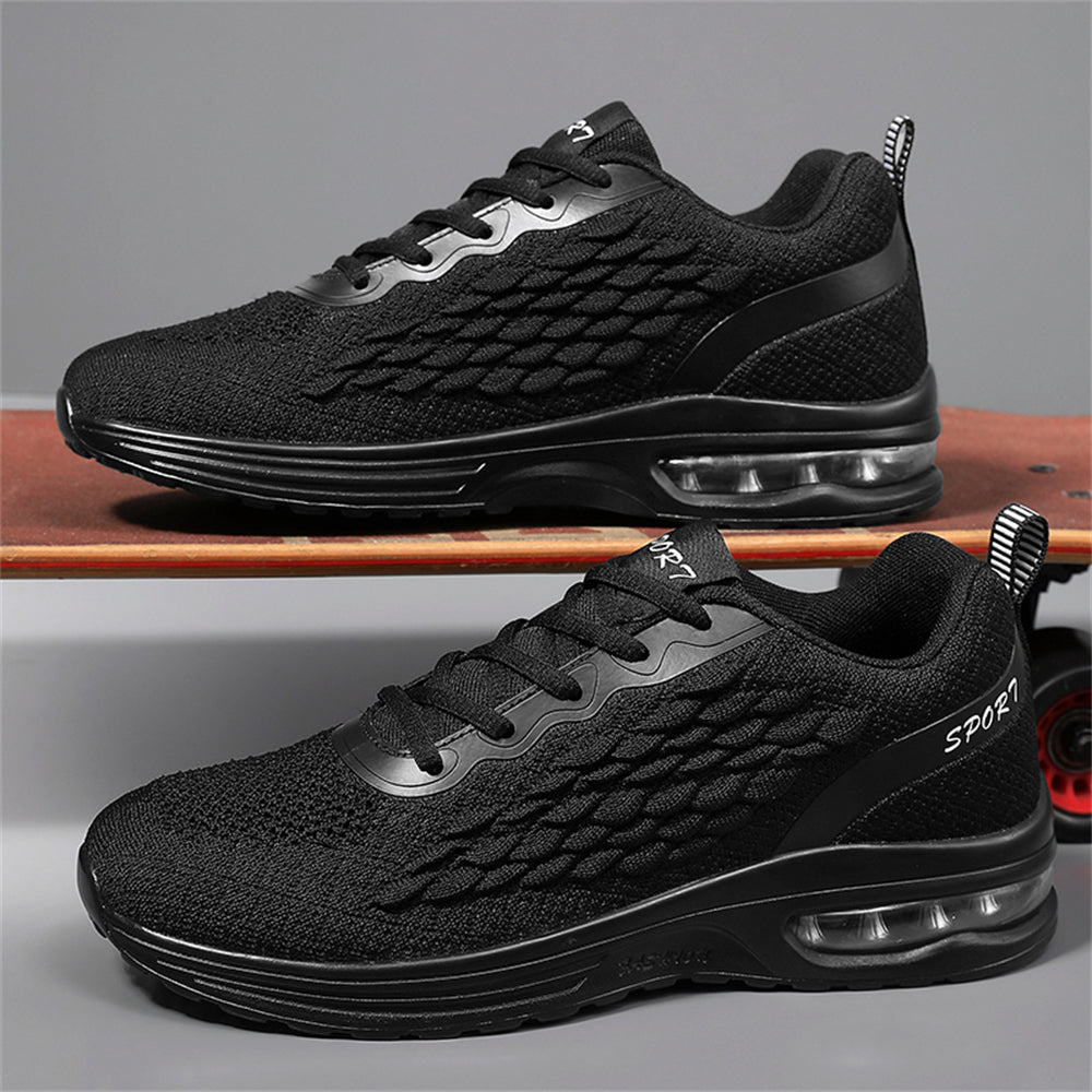 Lightweight Air Cushion Knit Sneakers for Men & Women – Breathable Walking & Casual Sports Shoes