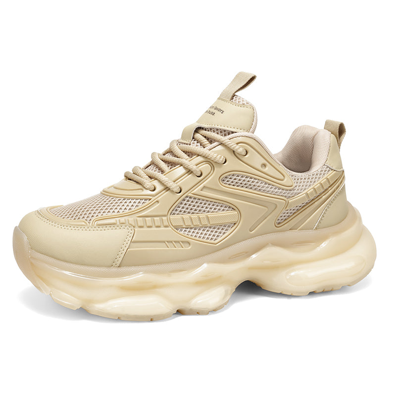 Men’s & Women’s Chunky Running Sneakers – Breathable Mesh Sport Shoes with Cushioned Sole for Daily Walking & Training