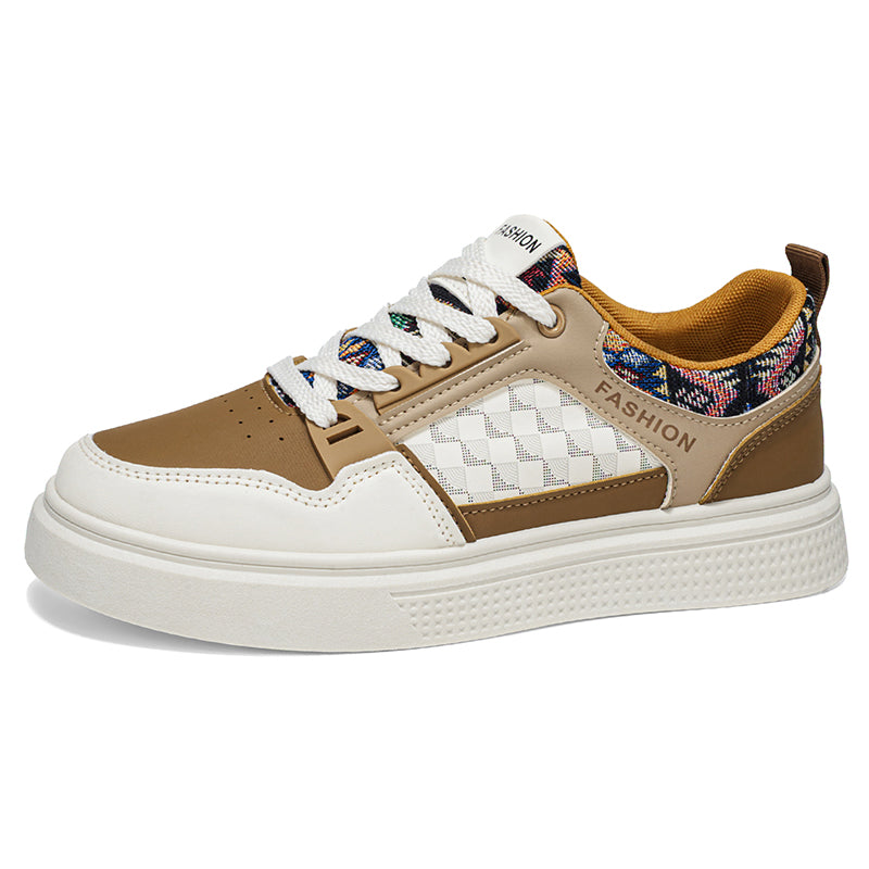 Men’s & Women’s Casual Platform Sneakers – Colorblock Street Style Comfort Shoes