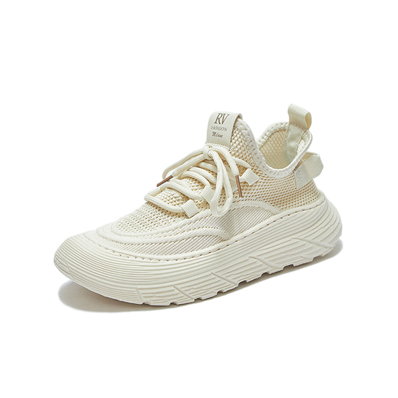 Men’s & Women’s Lightweight Knit Sneakers – Breathable Comfort Running & Everyday Shoes