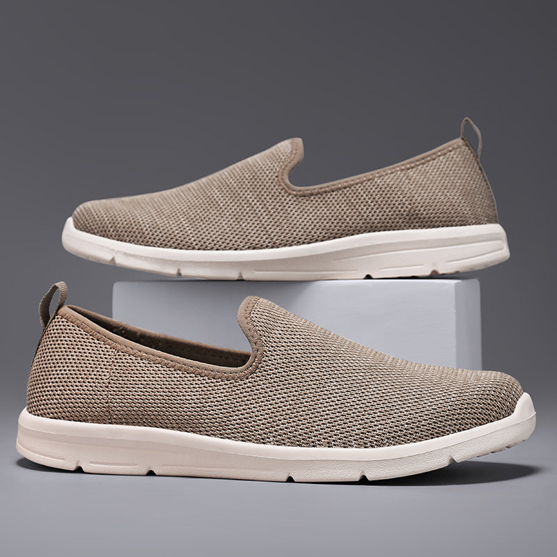 Men’s & Women’s Lightweight Slip-On Knit Walking Shoes – Breathable Casual Comfort Sneakers