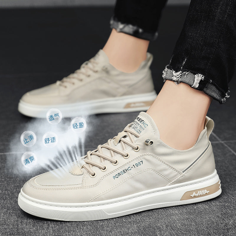 Men’s Lightweight Casual Sneakers – Breathable Low-Top Comfort Shoes for Daily Wear