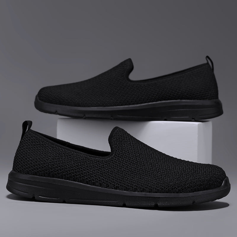 Men’s & Women’s Lightweight Slip-On Knit Walking Shoes – Breathable Casual Comfort Sneakers