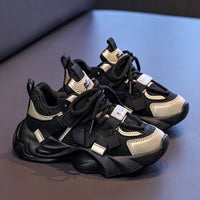 Kids Lightweight Breathable Sneakers – Comfortable Hook & Loop Sports Shoes for Boys & Girls
