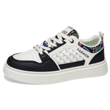 Men’s & Women’s Casual Platform Sneakers – Colorblock Street Style Comfort Shoes