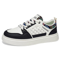 Men’s & Women’s Casual Platform Sneakers – Colorblock Street Style Comfort Shoes