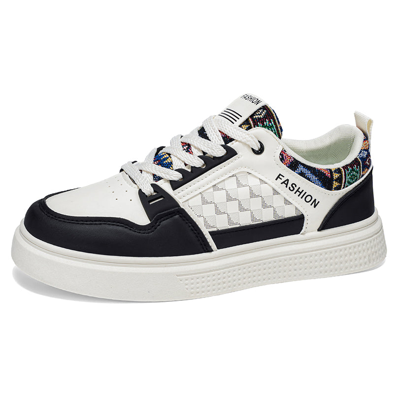Men’s & Women’s Casual Platform Sneakers – Colorblock Street Style Comfort Shoes