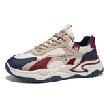 Chunky Colorblock Sneakers for Men & Women – Comfortable Casual Running Shoes with Cushioned Sole