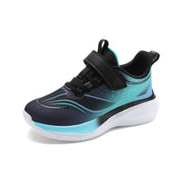 Youth Lightweight Running Shoes – Breathable Cushioned Sneakers with Adjustable Velcro Strap