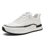 Men’s Casual Platform Sneakers – Comfortable Leather Walking Shoes for Daily Use Designed for everyday comfort with a modern urban silhouette.