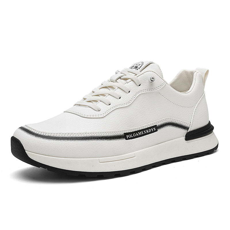 Men’s Casual Platform Sneakers – Comfortable Leather Walking Shoes for Daily Use Designed for everyday comfort with a modern urban silhouette.