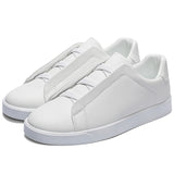 Minimalist Slip-On Sneakers for Men & Women – Lightweight Casual Leather Shoes for Daily Wear.Clean design. Everyday comfort. Effortless style.