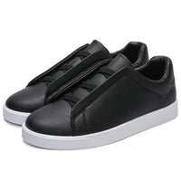 Minimalist Slip-On Sneakers for Men & Women – Lightweight Casual Leather Shoes for Daily Wear.Clean design. Everyday comfort. Effortless style.