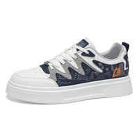 Youth & Adult Graphic Platform Sneakers – Lightweight Casual Skate-Inspired Shoes