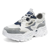 Chunky Fashion Sneakers for Men & Women – Breathable Mesh, Thick Sole Urban Street Shoes