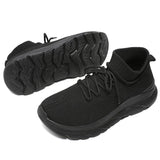 Men & Women Lightweight Knit Running Shoes – Breathable Sock-Style Sneakers with Cushioned Thick Sole
