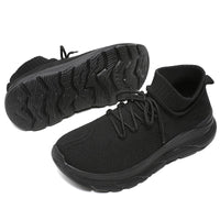 Men & Women Lightweight Knit Running Shoes – Breathable Sock-Style Sneakers with Cushioned Thick Sole