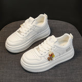 Women’s Platform Sneakers with Cute Charm – Casual Thick Sole Shoes  A little cute. A little fun.   Your everyday sneakers with personality.