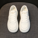 Women’s Platform Sneakers – Fashion Thick Sole Casual Shoes  Cute ribbons. Clean design.   A little sweet, a little bold.