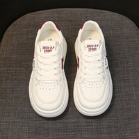 Women’s Platform Sneakers – Fashion Thick Sole Casual Shoes  Cute ribbons. Clean design.   A little sweet, a little bold.