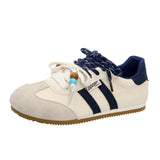Retro Low-Top Casual Sneakers for Adults – Lightweight Suede & Canvas Everyday Shoes