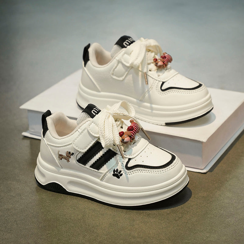 Kids Platform Sneakers – Cute Cartoon Velcro Shoes for Toddlers & Little Kids