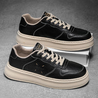 Men’s Classic Platform Sneakers – Cushioned Low-Top Casual Shoes for Everyday Wear